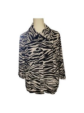 Chico's Elegant Black and White Jacket